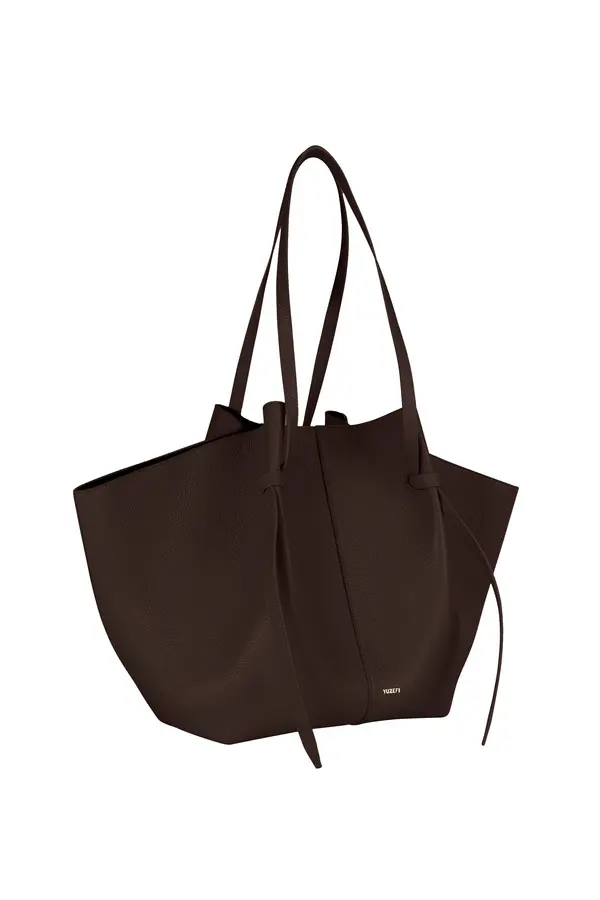 Pebbeled Leather Shoulder Bag