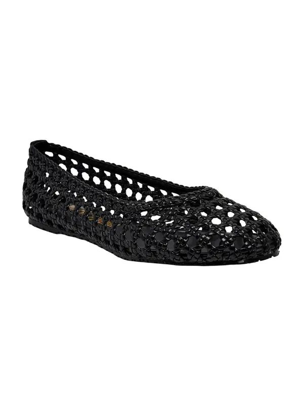 Intrecciato Woven Round Toe Ballerina