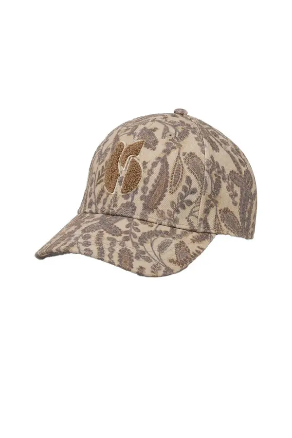 Patterned Cotton Baseball Cap