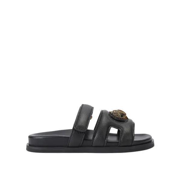 Eagle Drench Cut out Leather Slide