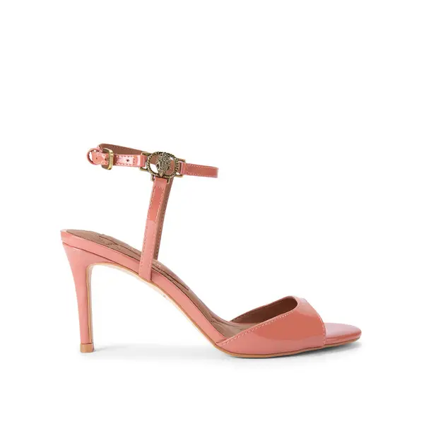 Kensington Patent Leather Ankle-Strap Sandals
