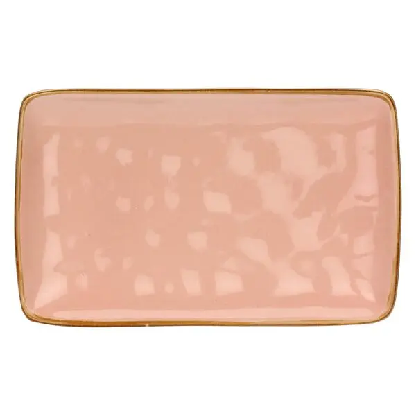 Concerto Blush Pink Rectangular Tray 20 x 13 Cm