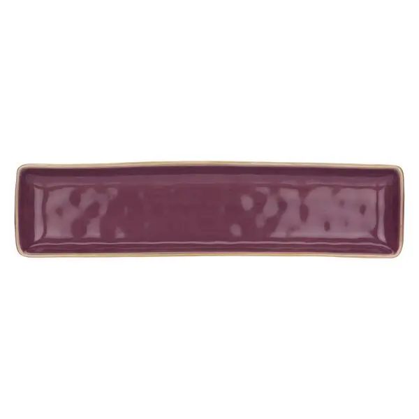 Concerto Mauve Rectangular Tray 32x8 Cm