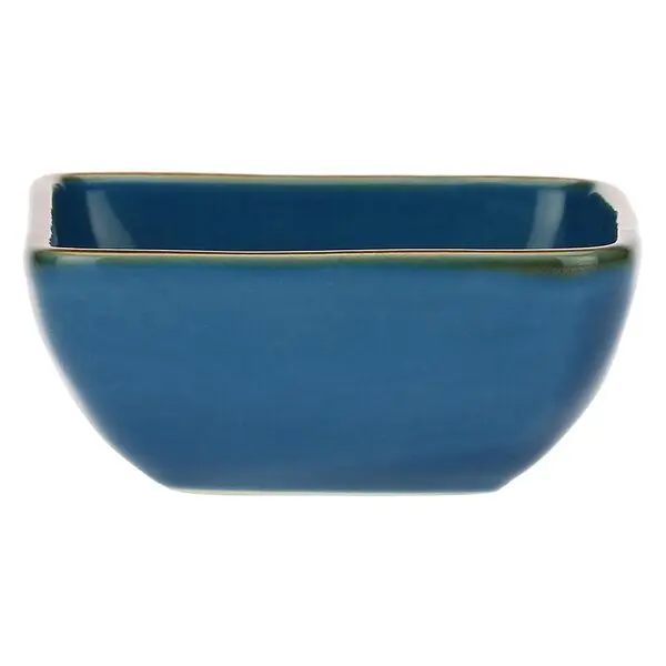 Blue Square Bowls, Concerto - Stoneware, 8x8 cm