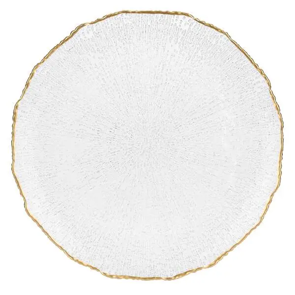 Glass Cake Plate 33cm