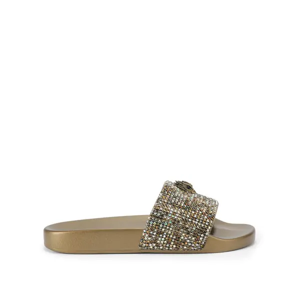 Meena Eagle Crystel Embellished Slide