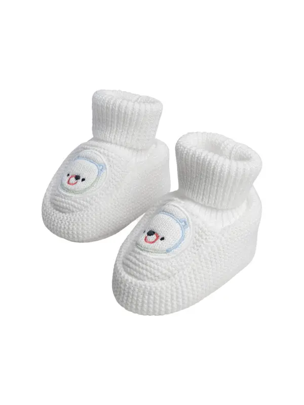 Newborn Knitted Baby Booties