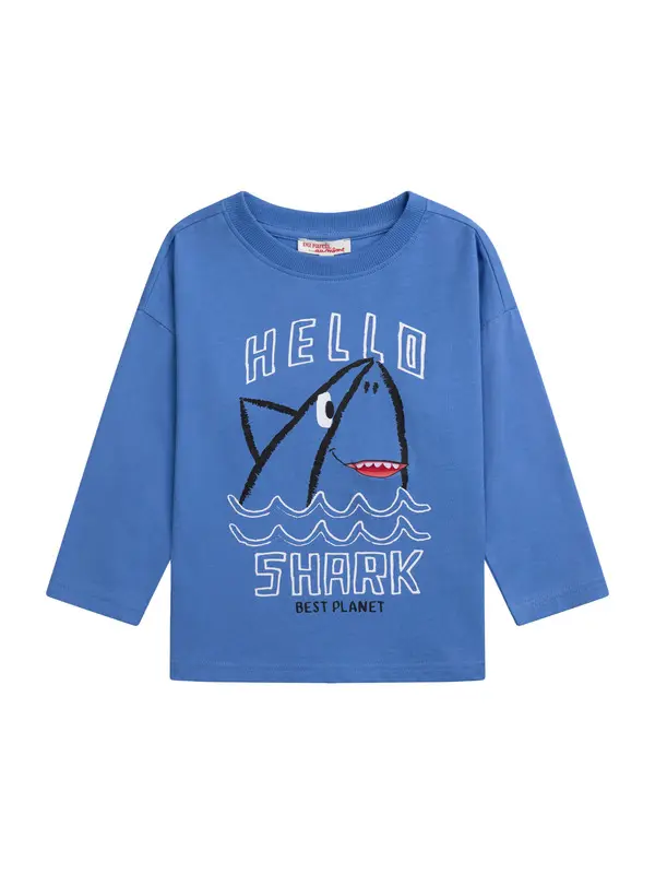 Hello Shark Best Planet Long Sleeve T-Shirt