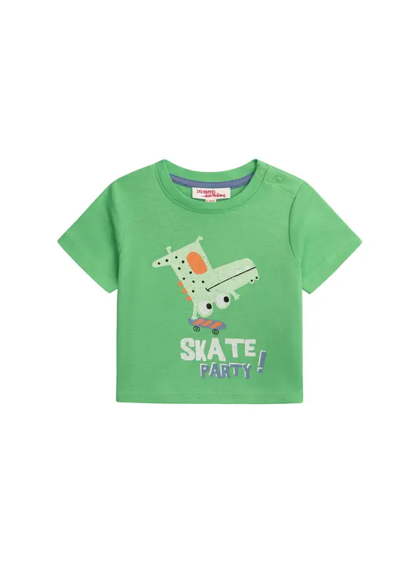"Skate Party" Cotton Short Sleeve T-shirt 