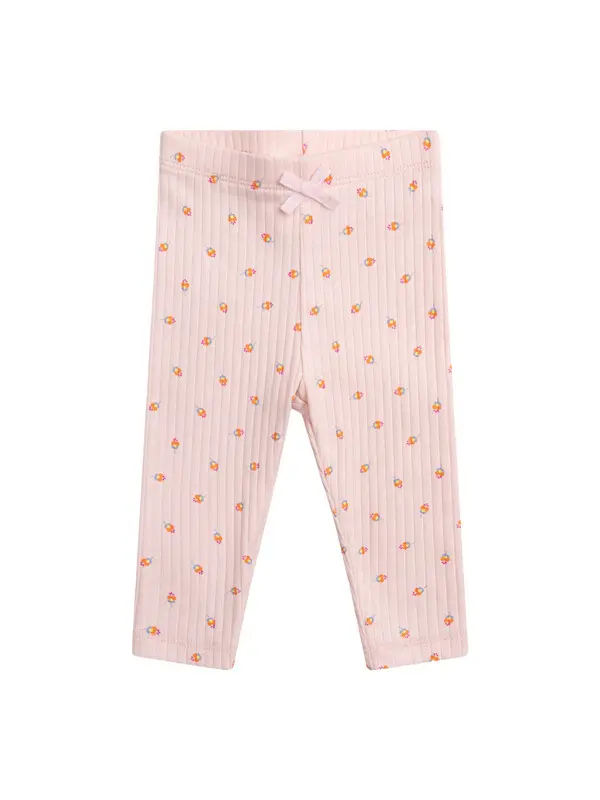 Animal Print T-Shirt and Striped Shorts 2-Piece Set