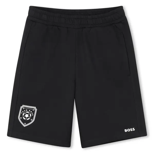 Logo Print Cotton Shorts