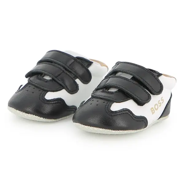 Panelled Soft Baby Leather Sneakers