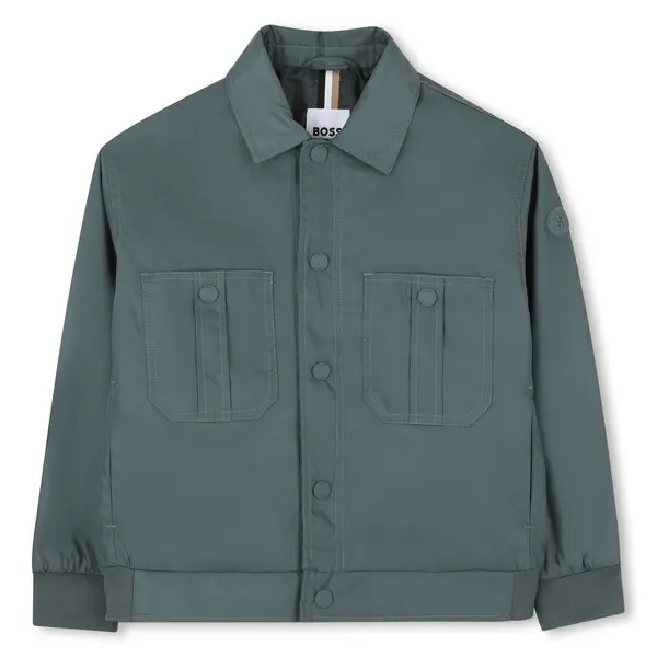 Tech-Fabric Utility Jacket
