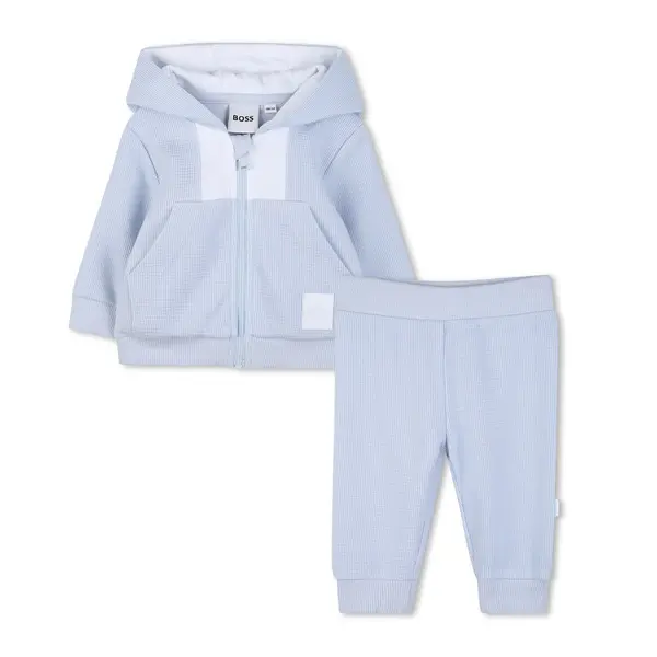 Ribbed Baby Cotton Track Suit Set 