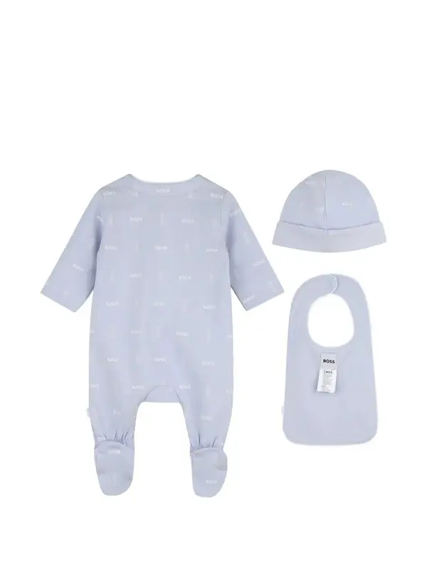 Logo Print Babygrow Pure Cotton Set