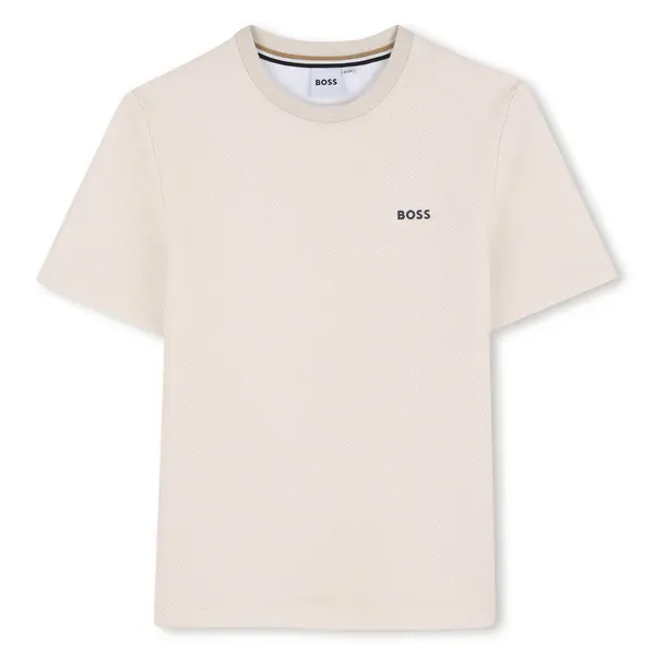 Basic Small Logo Short Sleeve Cotton T-shirt