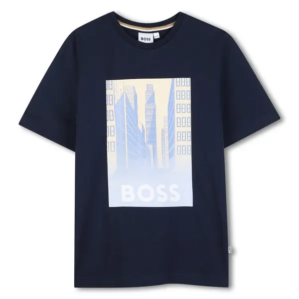 Desert Oasis Graphic Short Sleeve Cotton T-Shirt