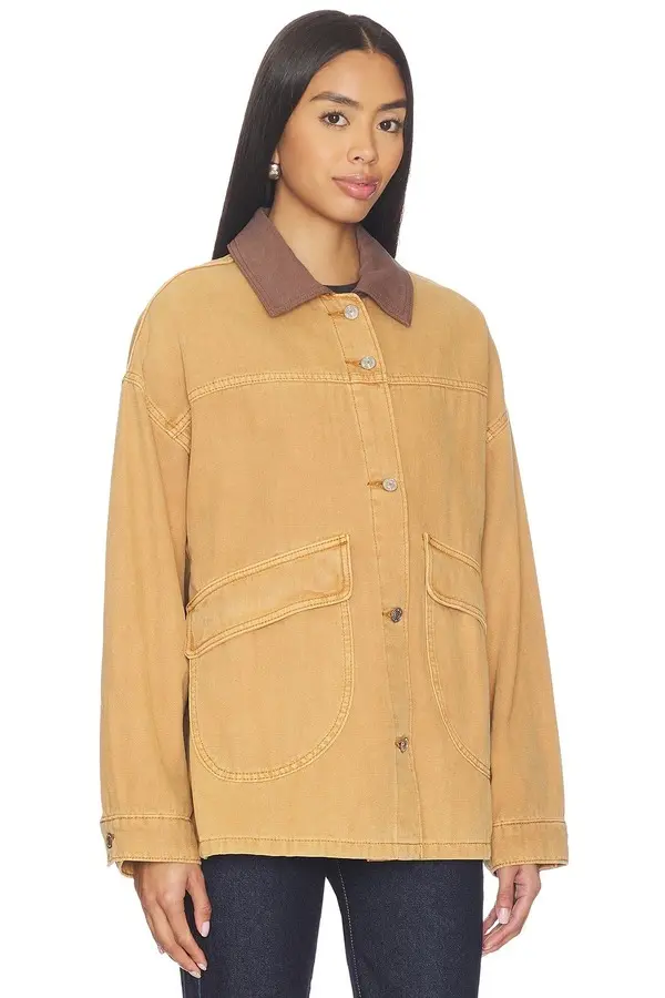 Denim Jacket with Front Pockets Image