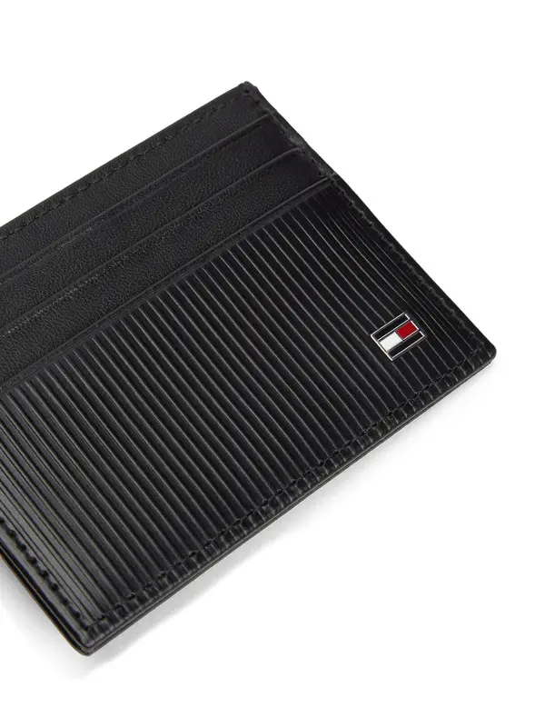 Hilfiger Flag Leather Credit Card Holder