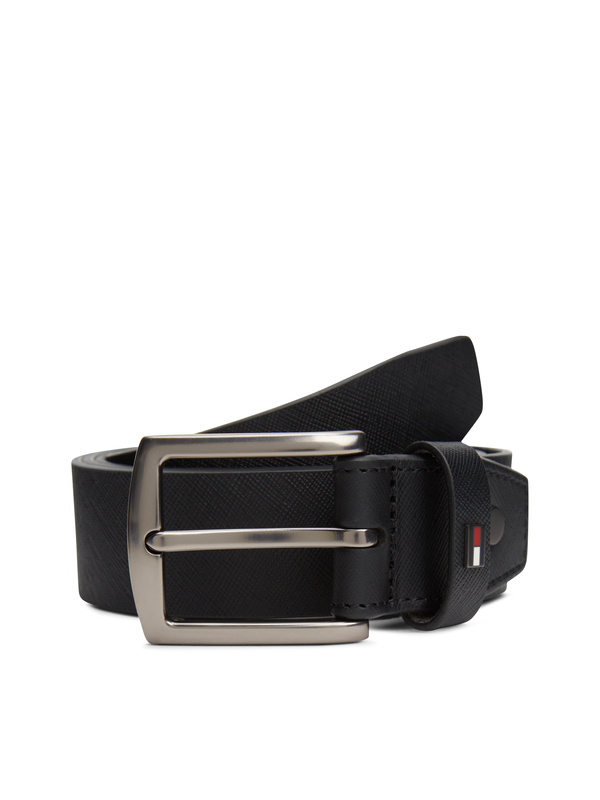 Denton Adjustable Textured Leather Belt Image
