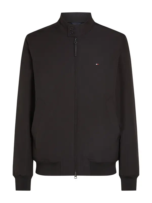 Stand-Up Collar Relaxed Harrington Jacket