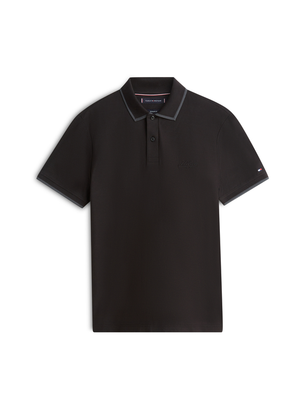 Twill Embroidered Logo Regular Short Sleeve Polo T-Shirt