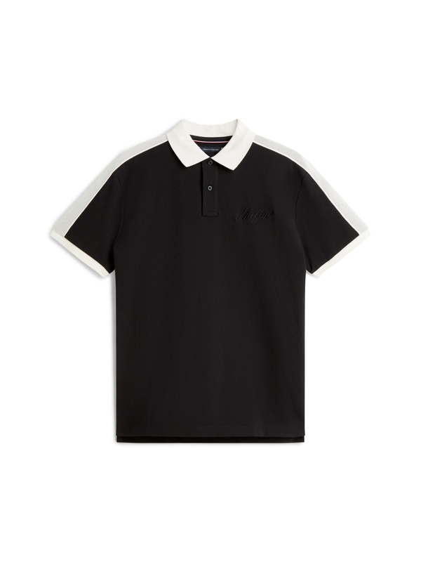 Mesh Detail Classic Short Sleeve Polo T-Shirt