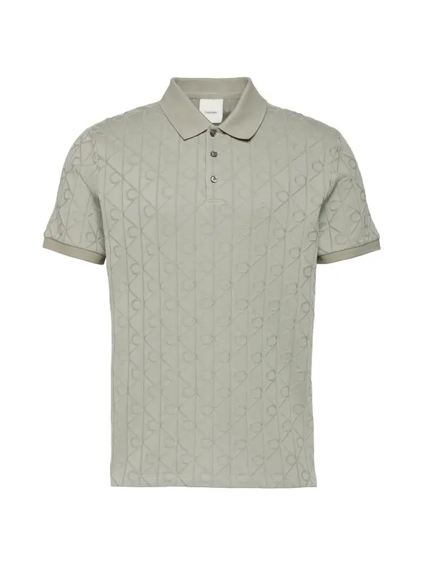 Logo Jacquard Short Sleeve Polo