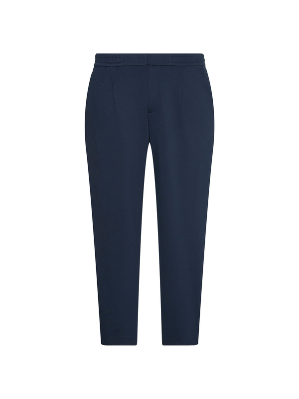 Knit Pleated Slim Tapered Fit Pants