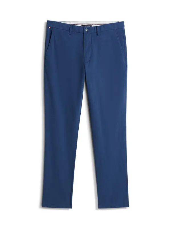 Straight Fit Cotton Trousers