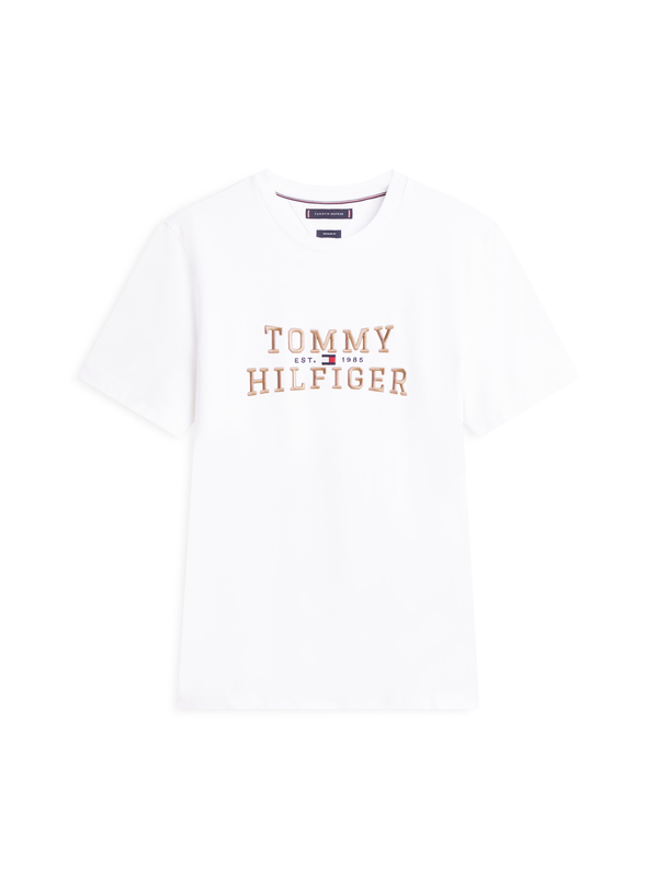 Logo Embroidery Crew Neck T-Shirt