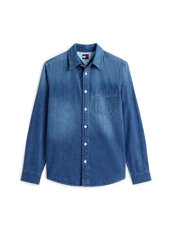 Regular Fit Denim Long Sleeve Shirt