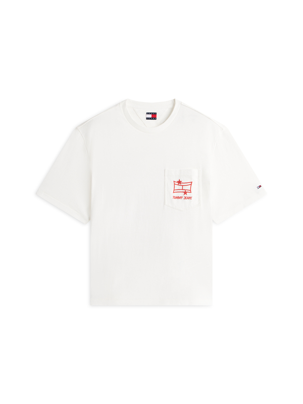 Cotton Short Sleeve T-shirt with Iconic Branding