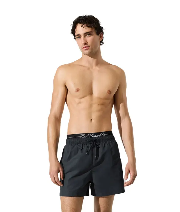 Signature Waistband Swim Shorts
