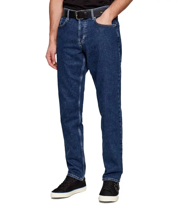 Tapered Fit Denim Jeans