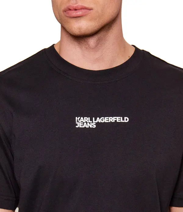 3D Monogram Back-Graphic Short Sleeve T-Shirt