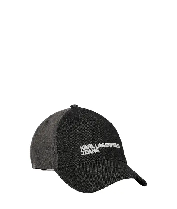 Embroidered Logo Denim Cap