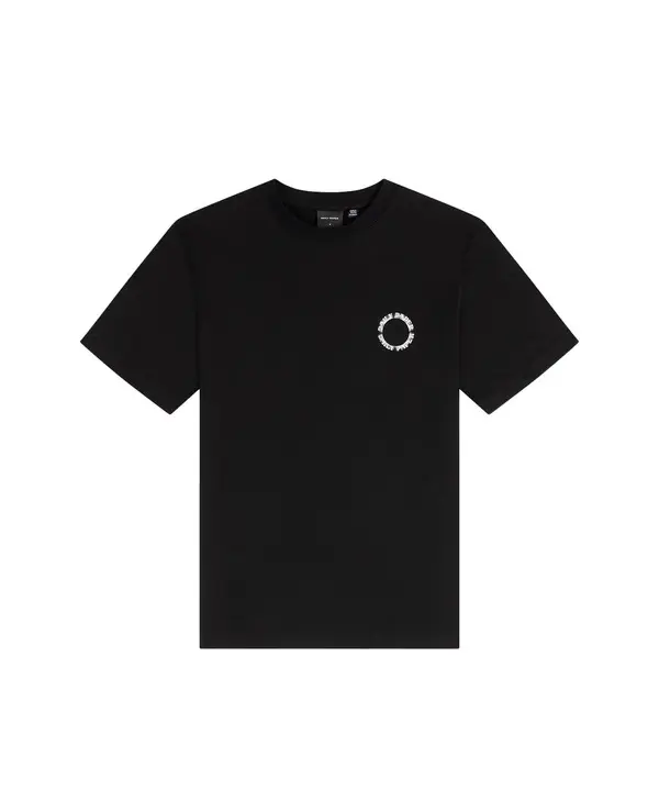 Crew-neck Wheel Graphic Short Sleeve T-Shirt