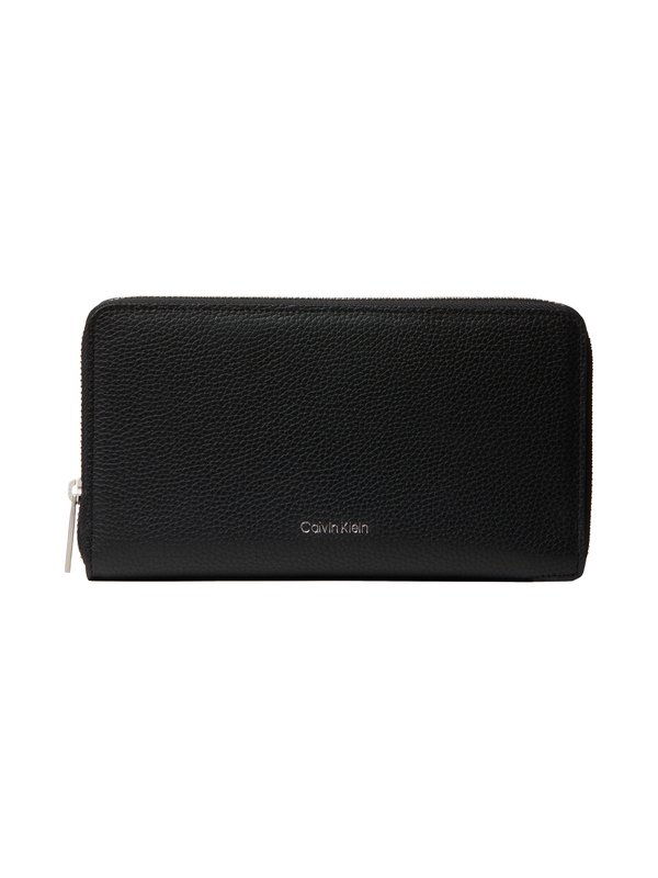 Foil Emboss Long Zip Fold Wallet