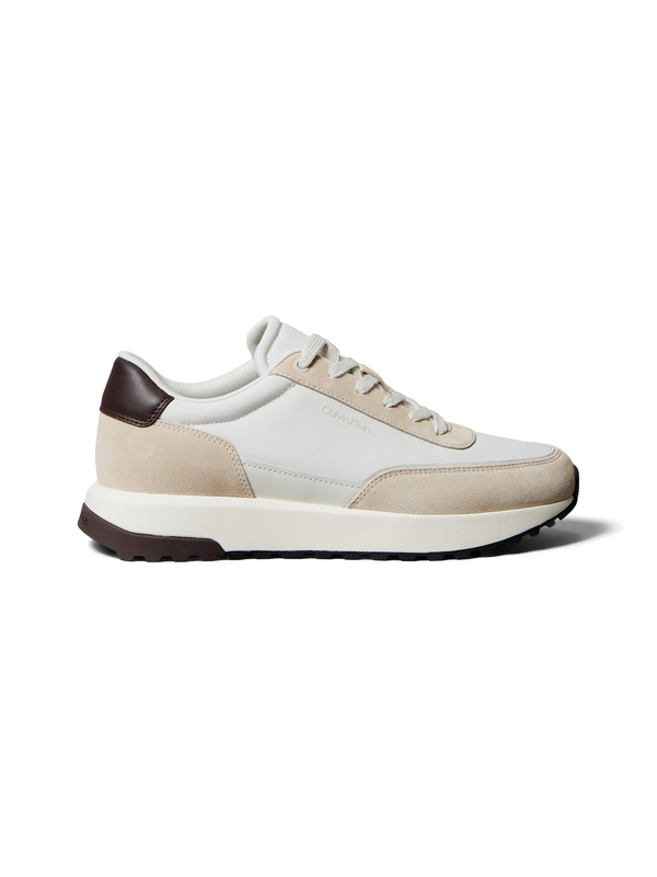 Leather Mix Runner Trainers