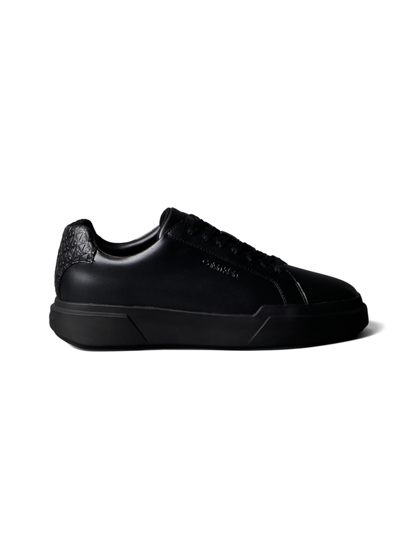 Smooth Leather Logo Trainers