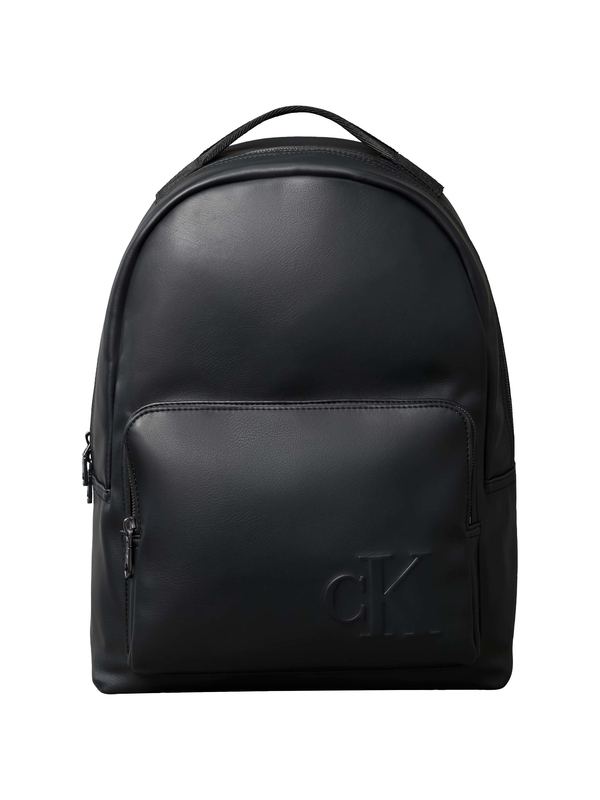 Round Leather Backpack Bag