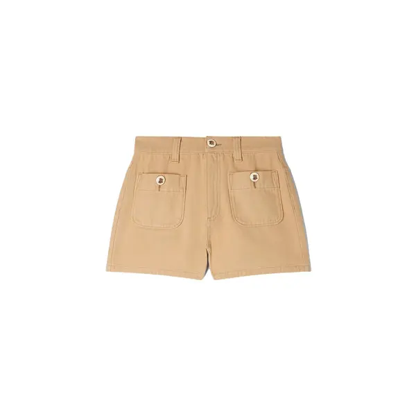 High Waisted Denim Shorts