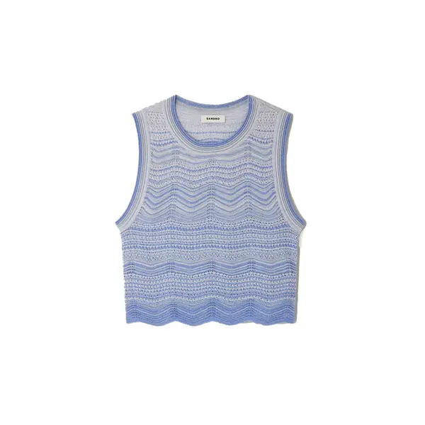 Decorative Knit Crop Top