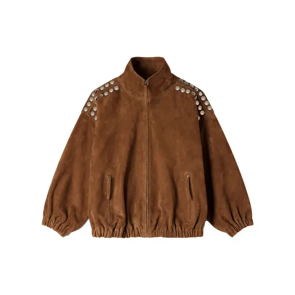 Studded Suede Jacket