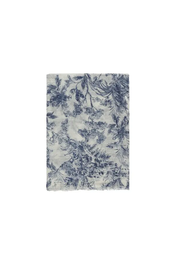 Botanical Toile Print Scarf