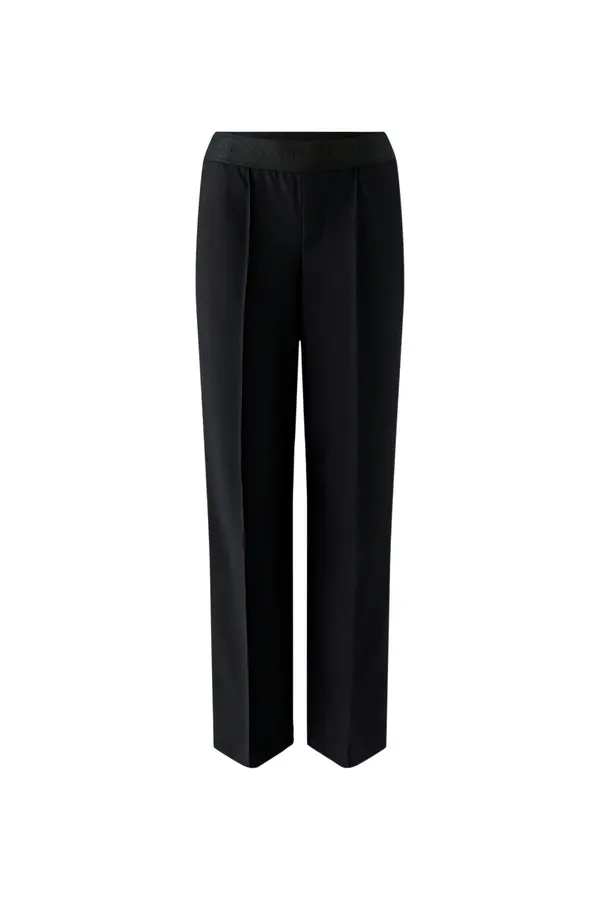 Straight Fit Mid Rise Trousers