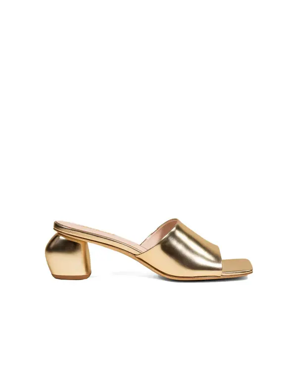 Mirror-Finish Metallic Slides with Architectural Heel