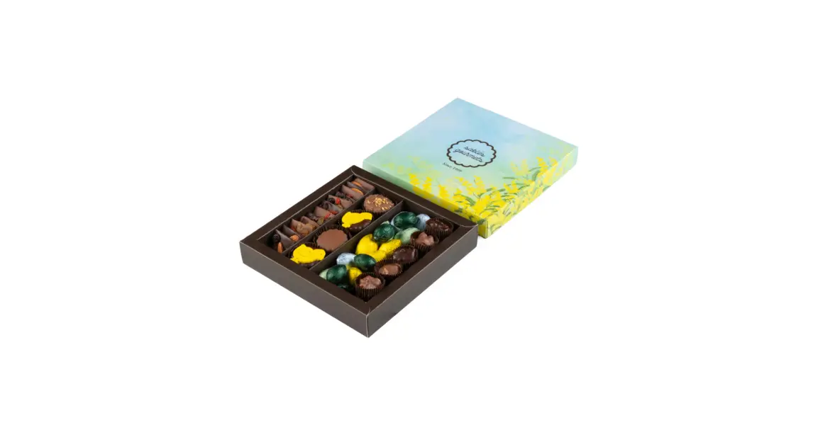 Easter Square Sables Chocolate