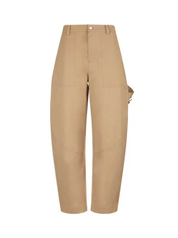 Cargo Pants With Chain And Beads